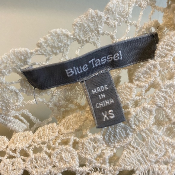 Anthropologie Ruffled Crochet Blouse - Picture 7 of 8